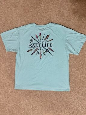 Salt Life T Shirt Sz YXL